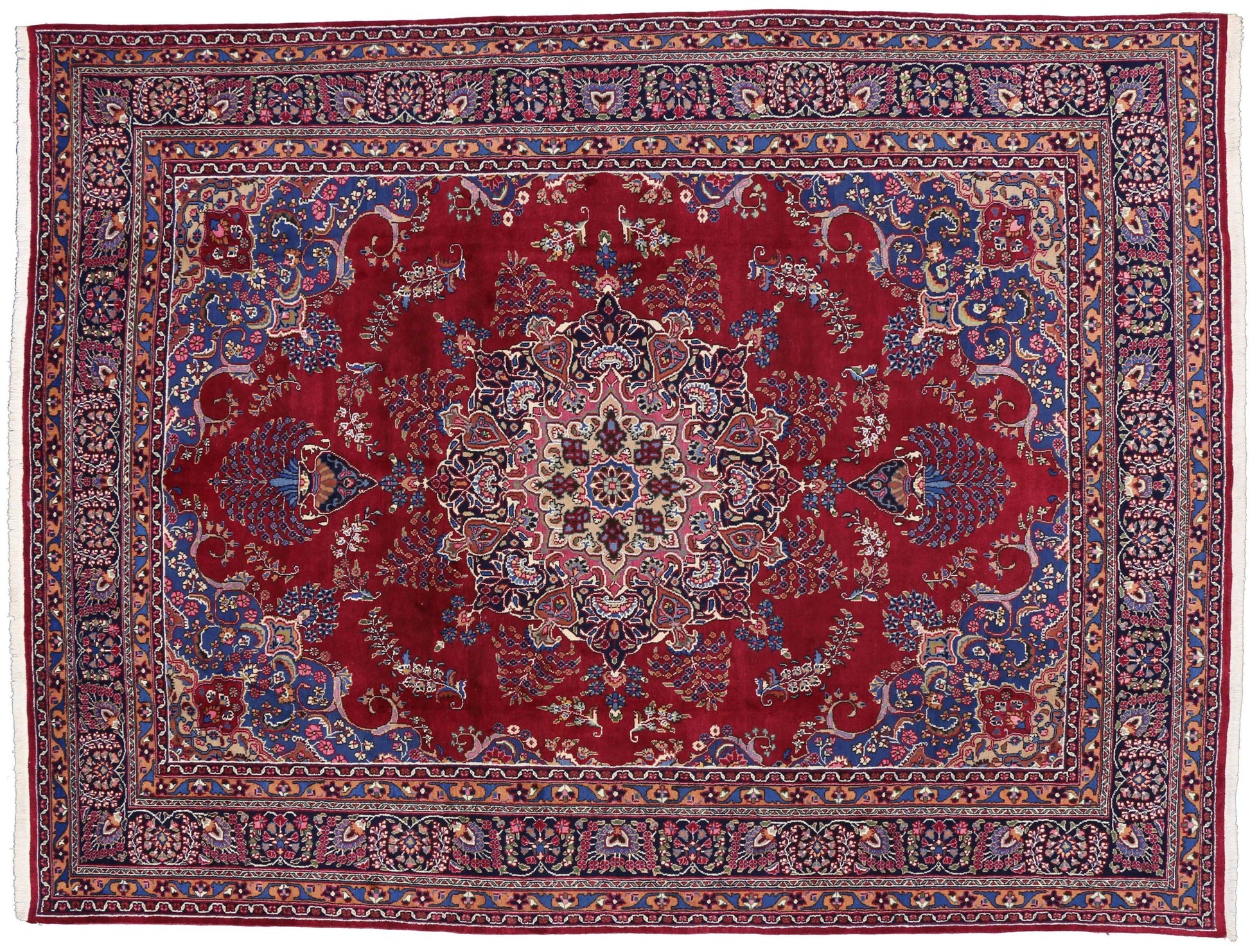 10 x 13 Vintage Mashad Rug 76009