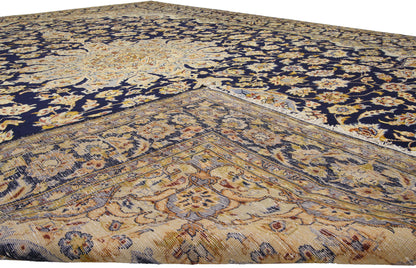 9 x 13 Vintage Persian Najafabad Rug 76013