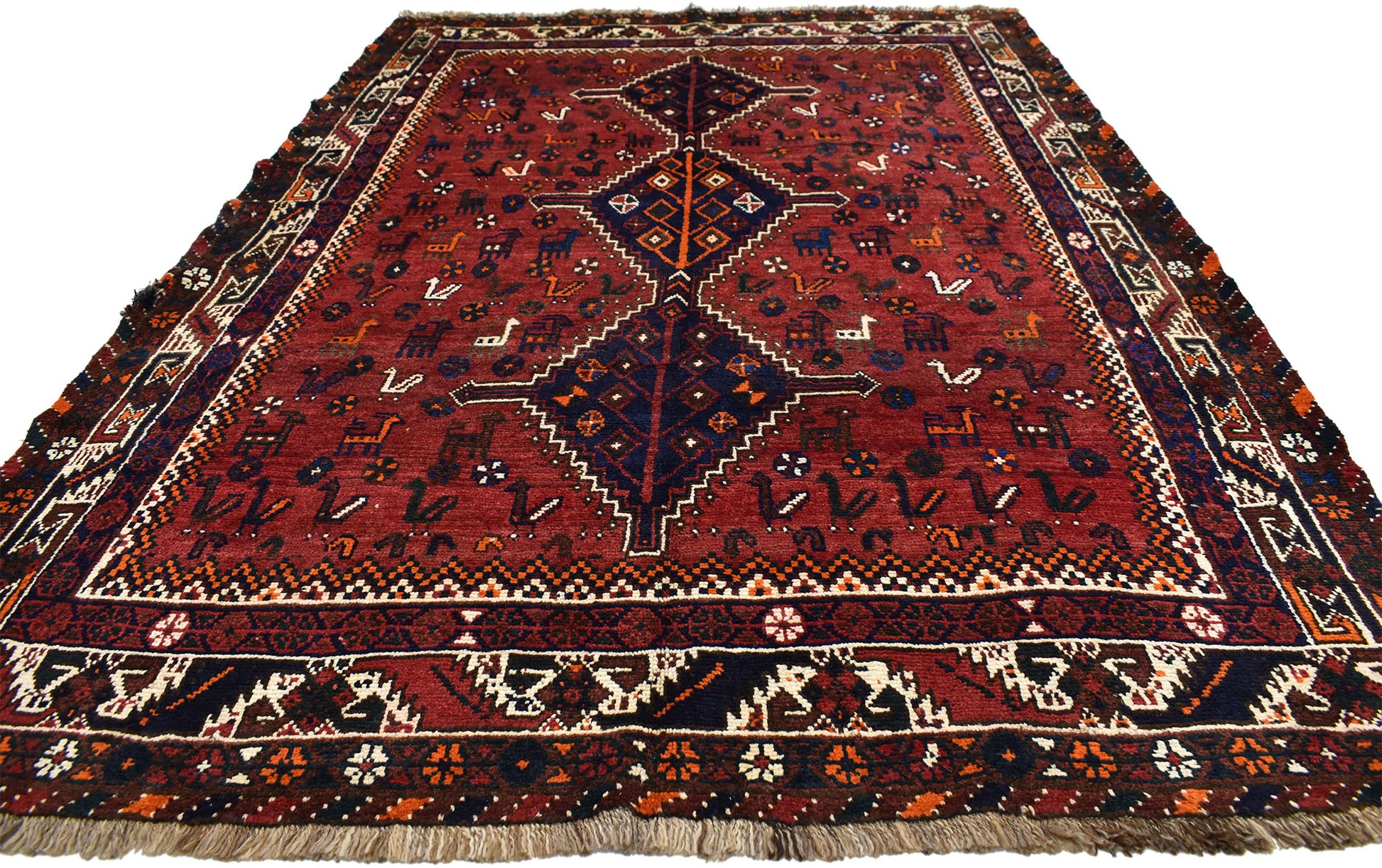 6 x 8 Vintage Shiraz Rug 76021