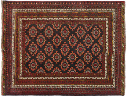 7 x 9 Vintage Persian Baluch Rug 76030