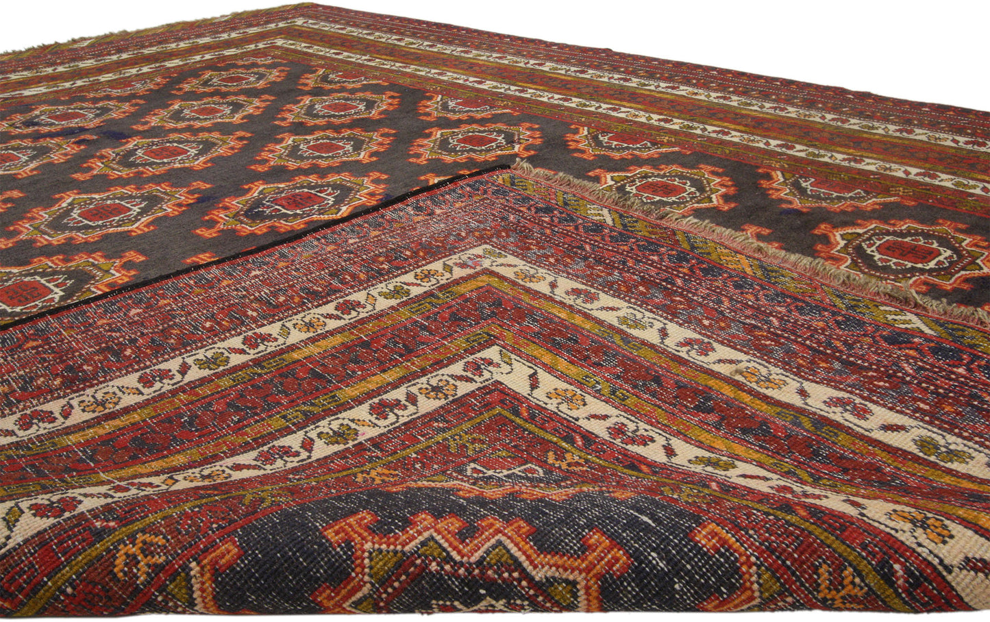 7 x 9 Vintage Persian Baluch Rug 76030