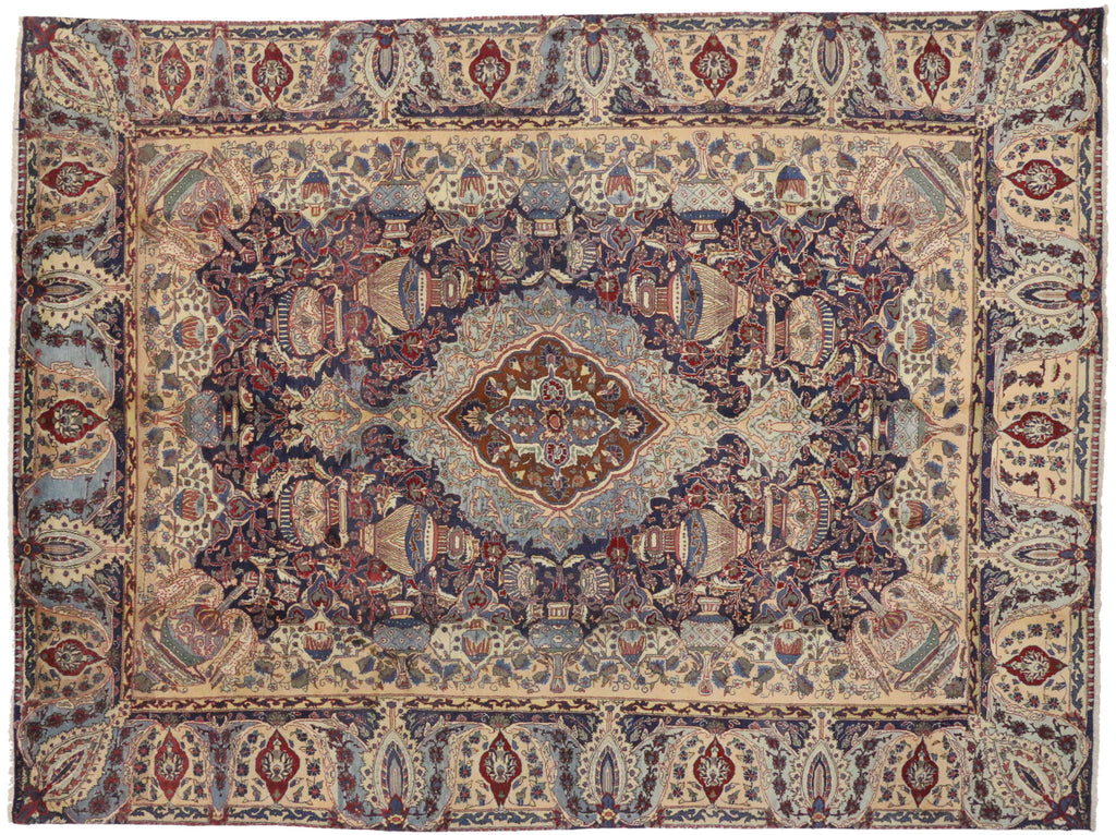 10 x 13 Vintage Persian Khorassan Rug 76039