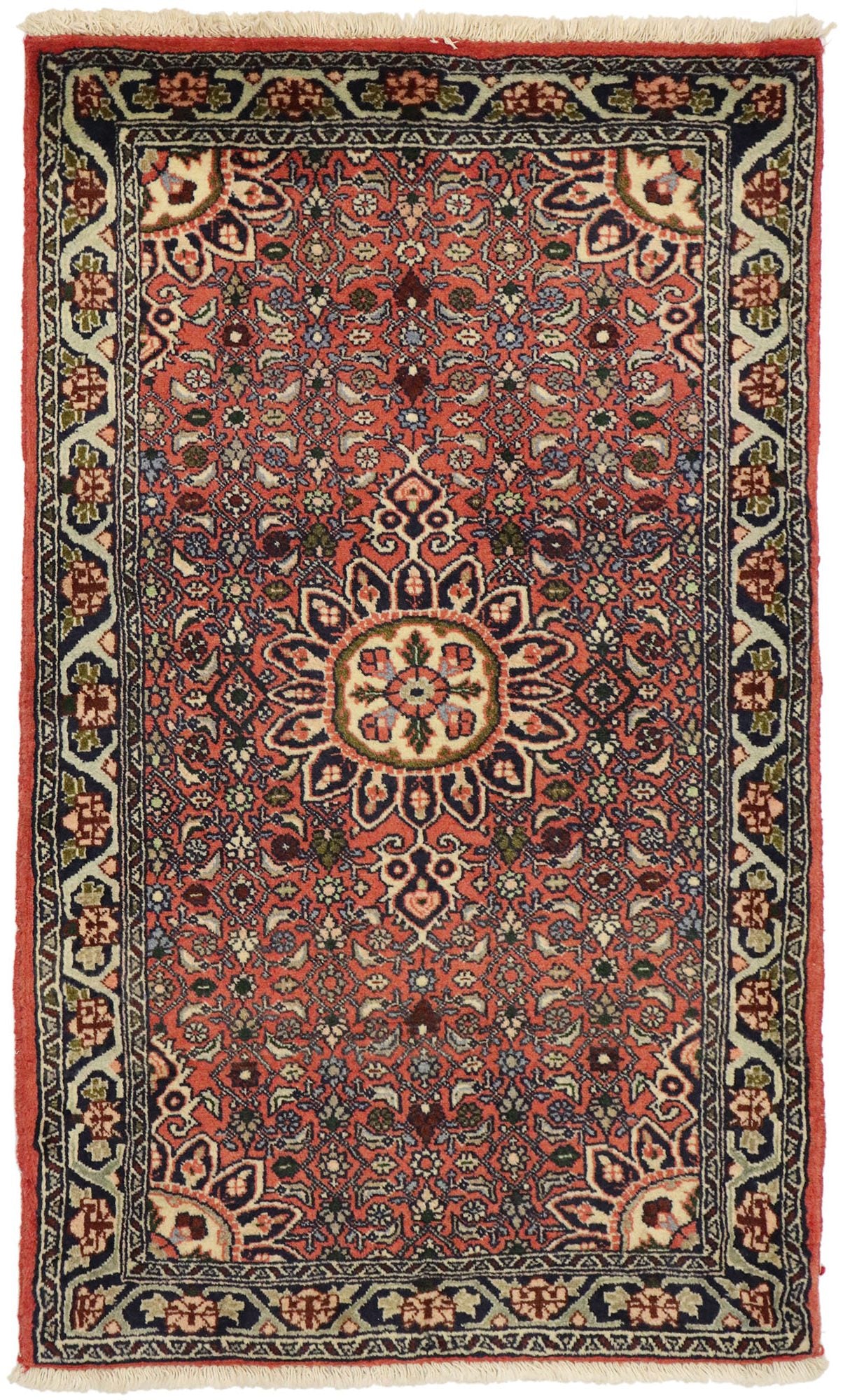 2 x 4 Vintage Persian Bijar Rug 76054