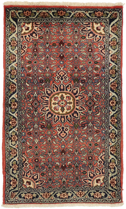 2 x 4 Vintage Persian Bijar Rug 76054