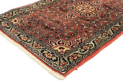 2 x 4 Vintage Persian Bijar Rug 76054