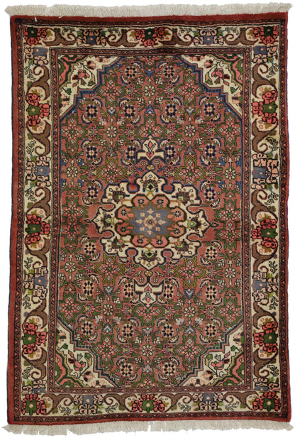 4 x 5 Vintage Persian Hamadan Rug 76057