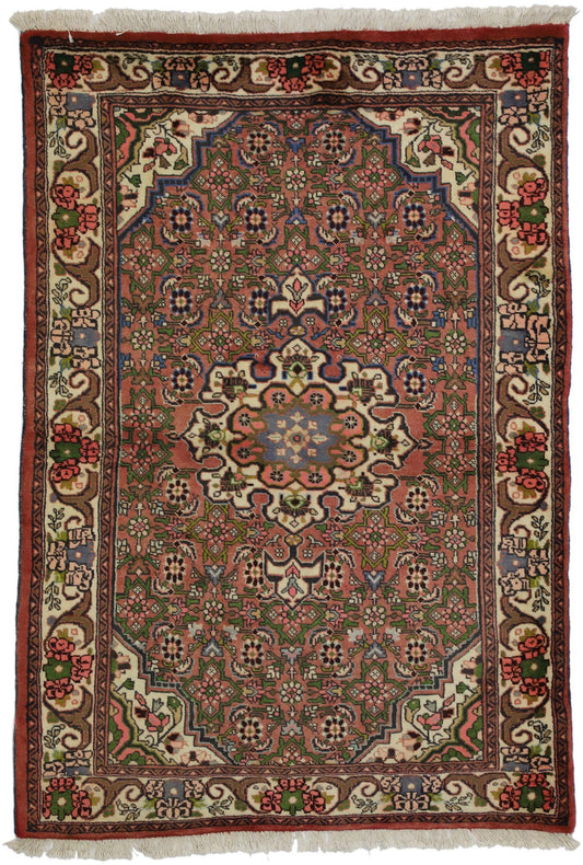 4 x 5 Vintage Persian Hamadan Rug 76057