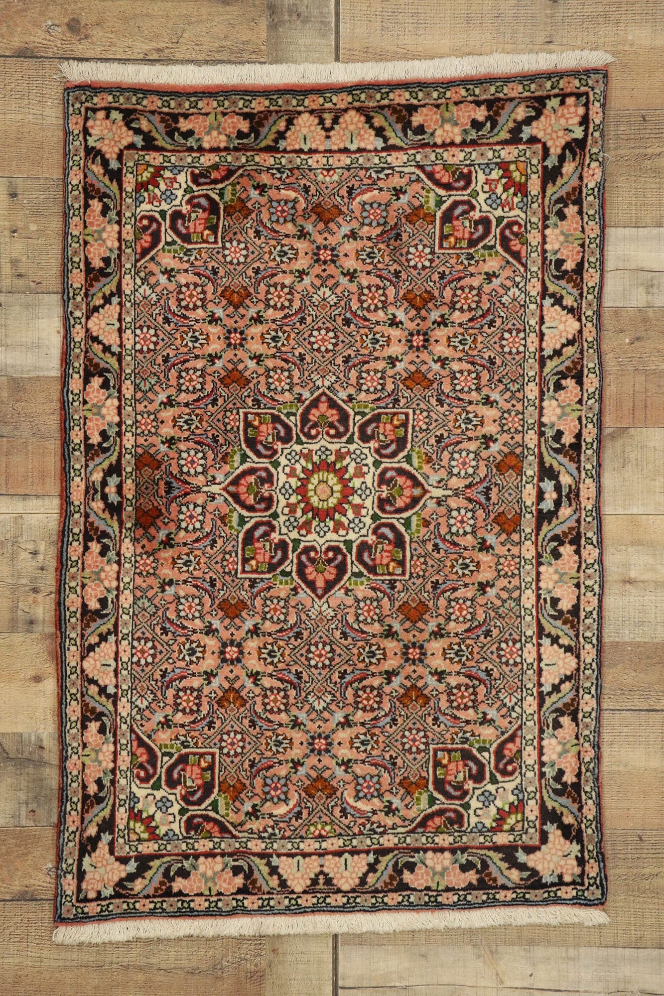 2 x 4 Vintage Persian Bijar Rug 76059