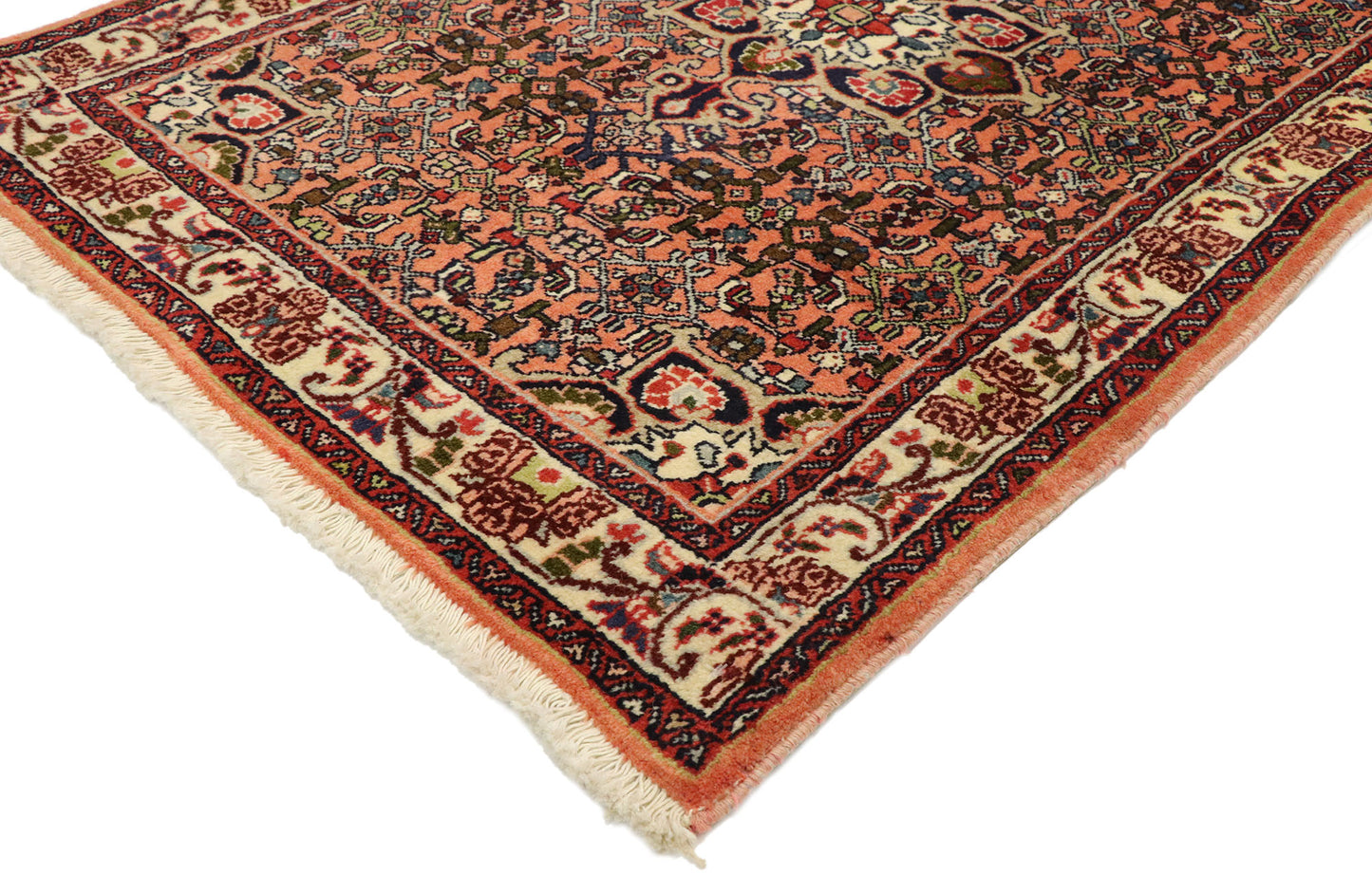 3 x 4 Vintage Persian Bijar Rug 76061