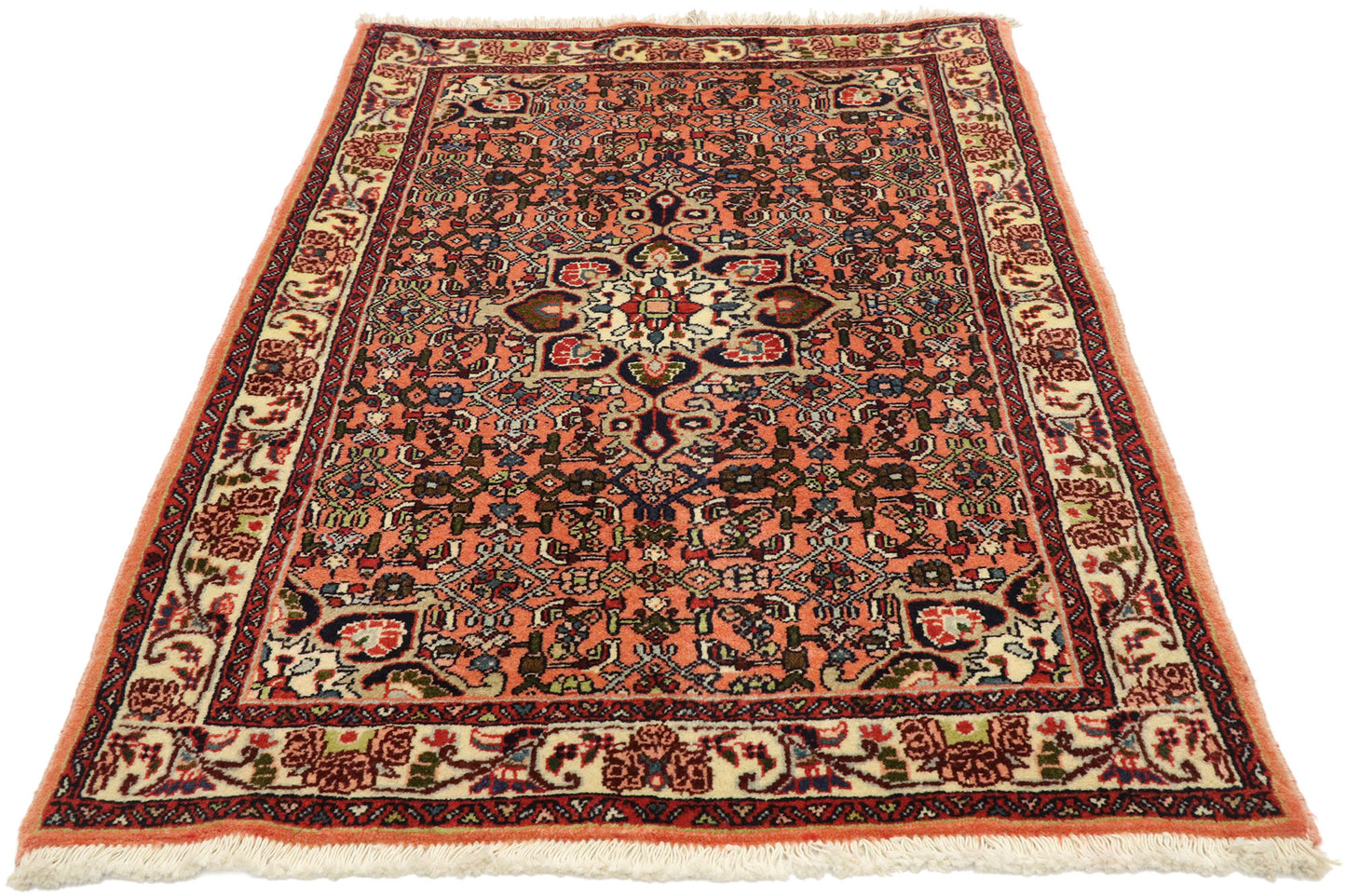 3 x 4 Vintage Persian Bijar Rug 76061