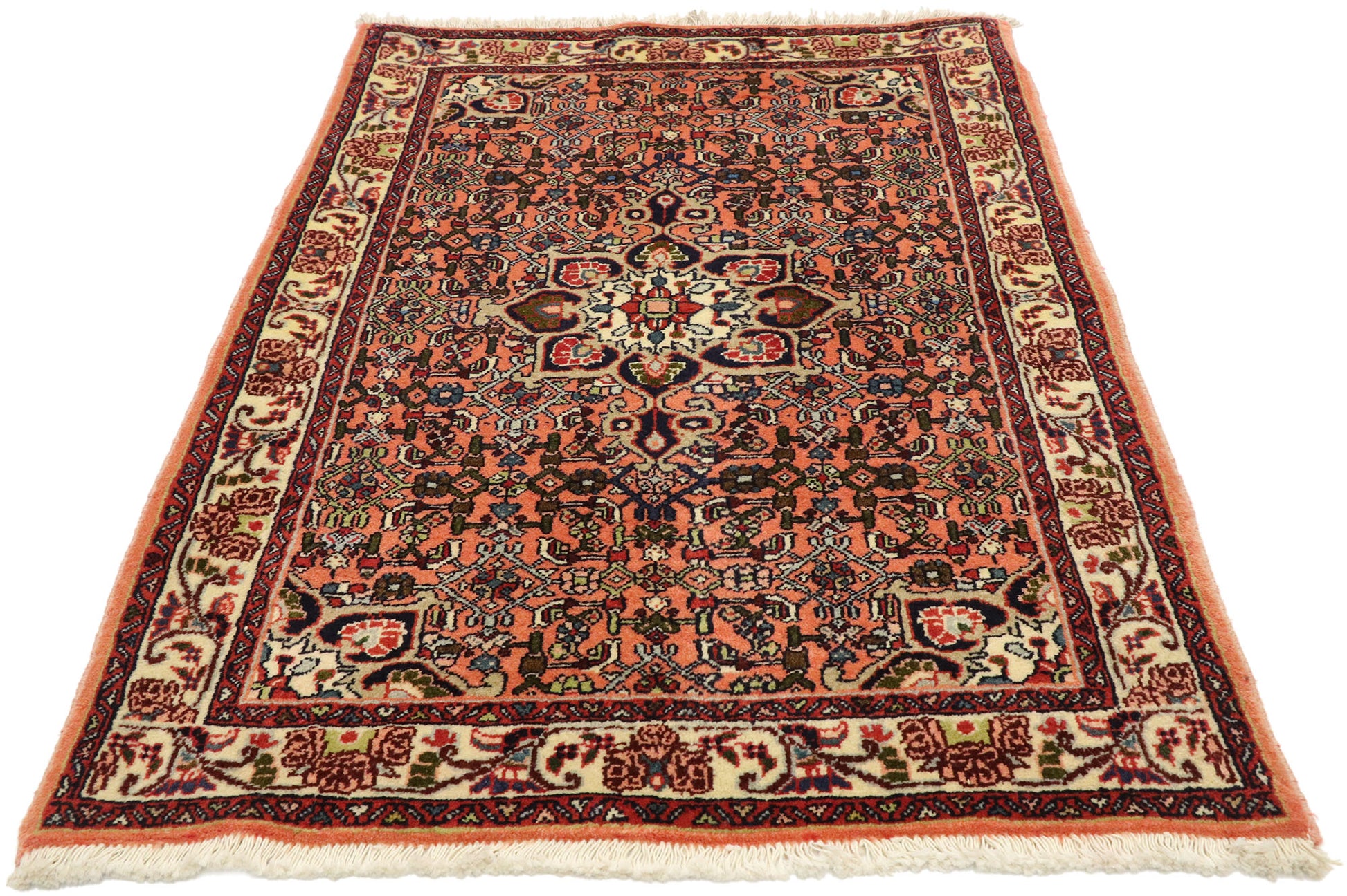 3 x 4 Vintage Persian Bijar Rug 76061