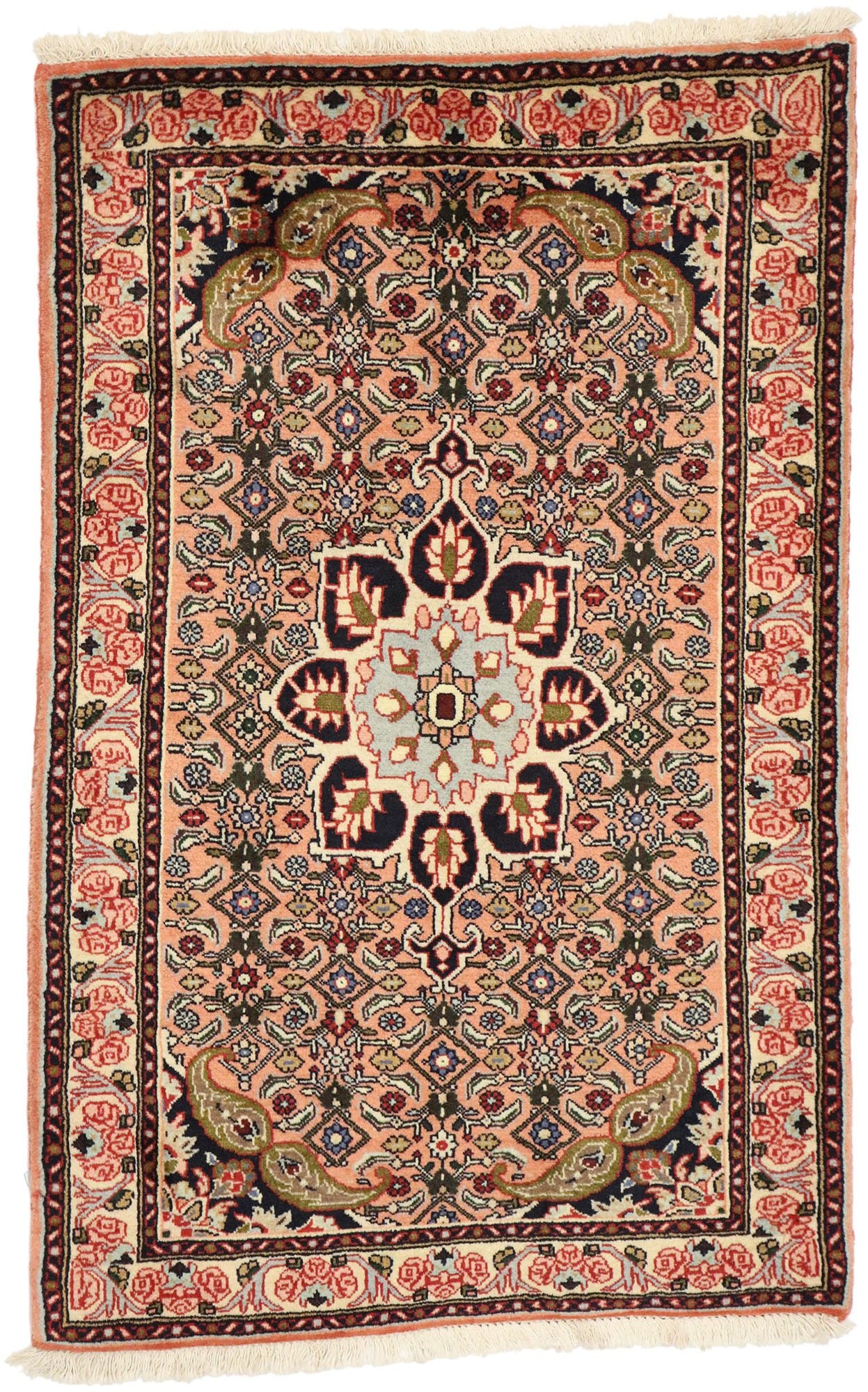 3 x 4 Vintage Persian Bijar Rug 76063