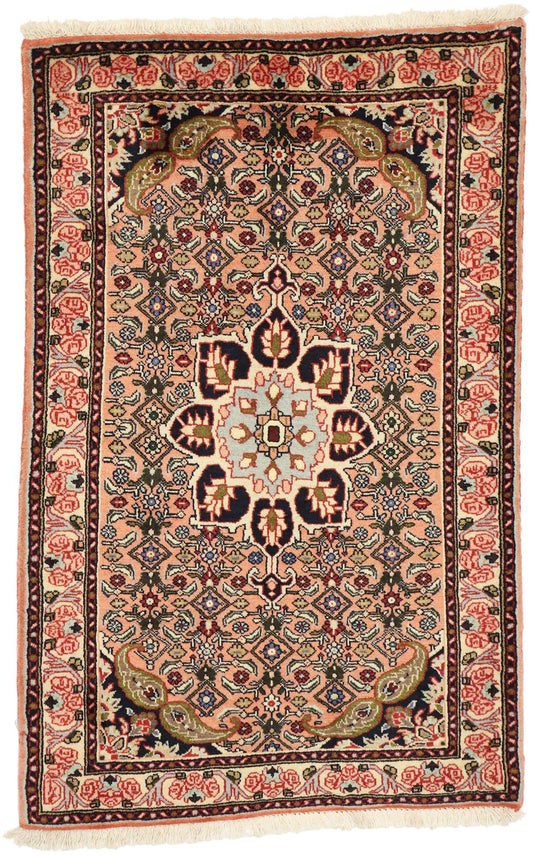 3 x 4 Vintage Persian Bijar Rug 76063