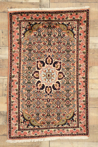 3 x 4 Vintage Persian Bijar Rug 76063