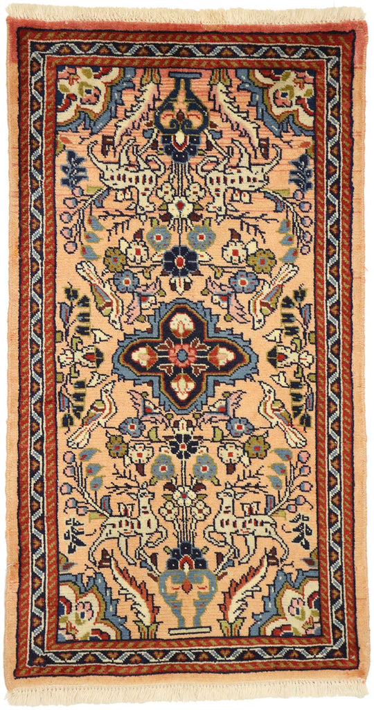 2 x 4 Vintage Persian Mehraban Rug 76070