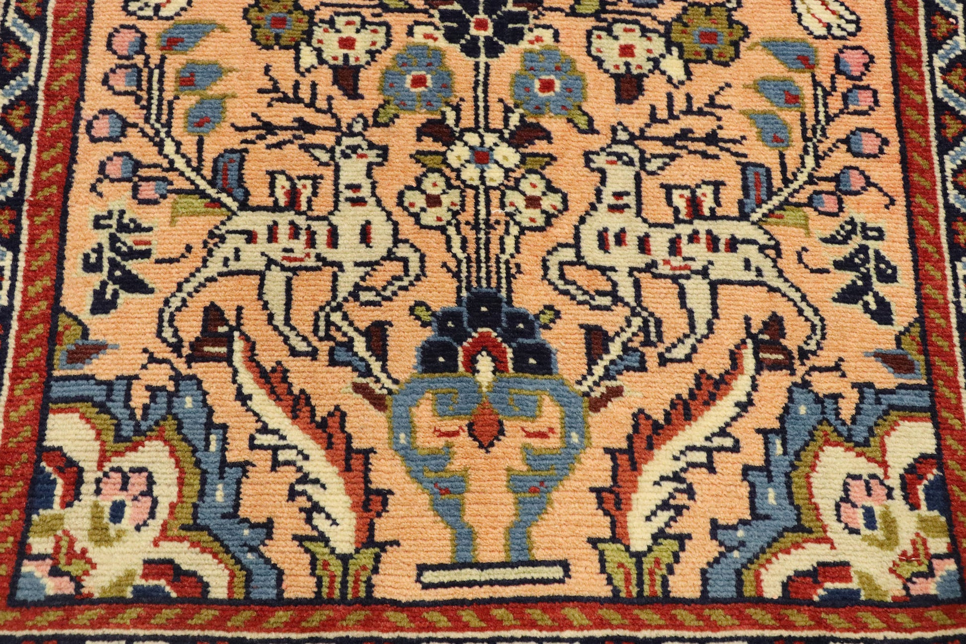 2 x 4 Vintage Persian Mehraban Rug 76070