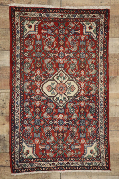 2 x 4 Vintage Persian Hamadan Rug 76076
