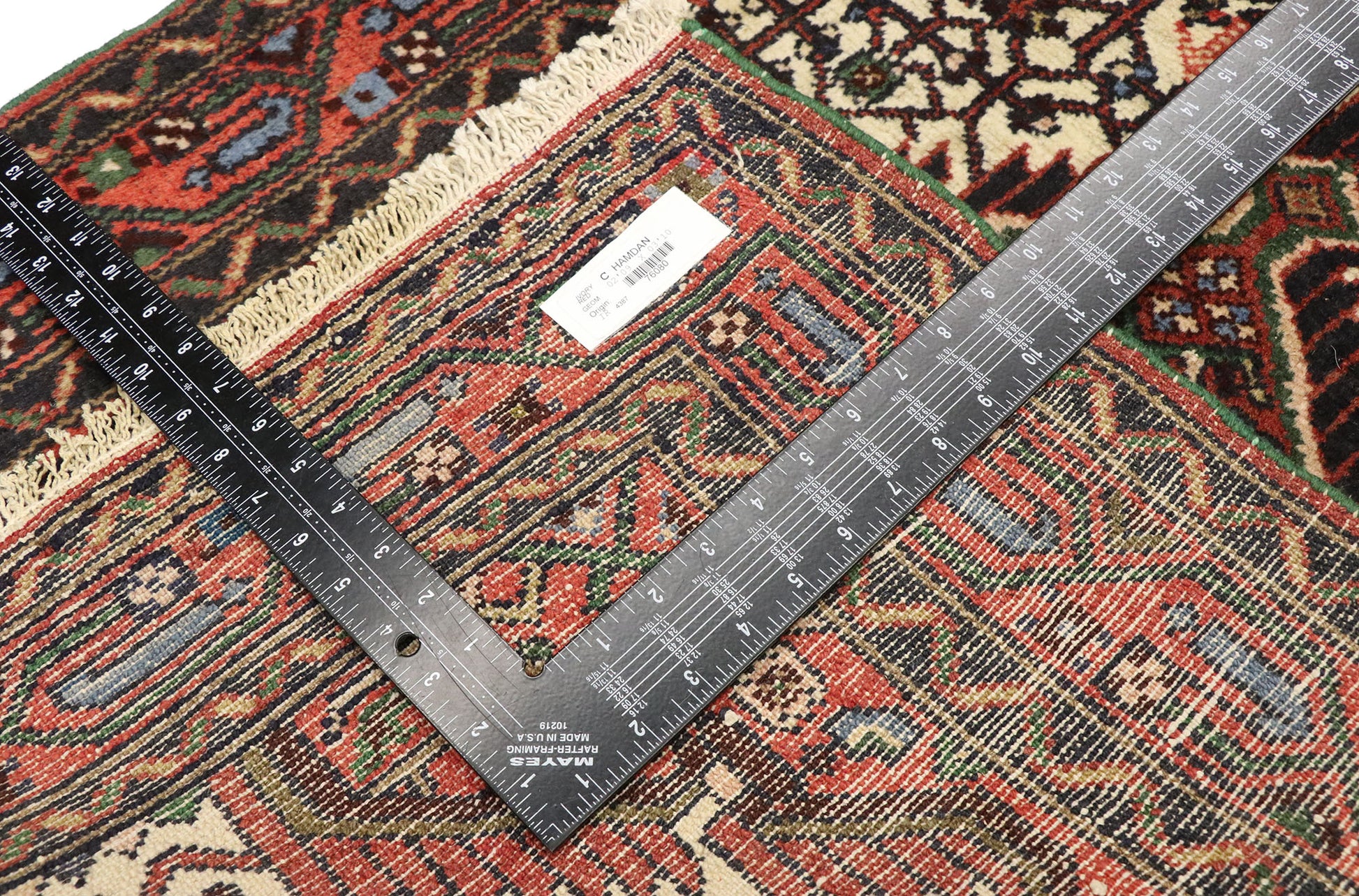 3 x 4 Vintage Persian Hamadan Rug 76080