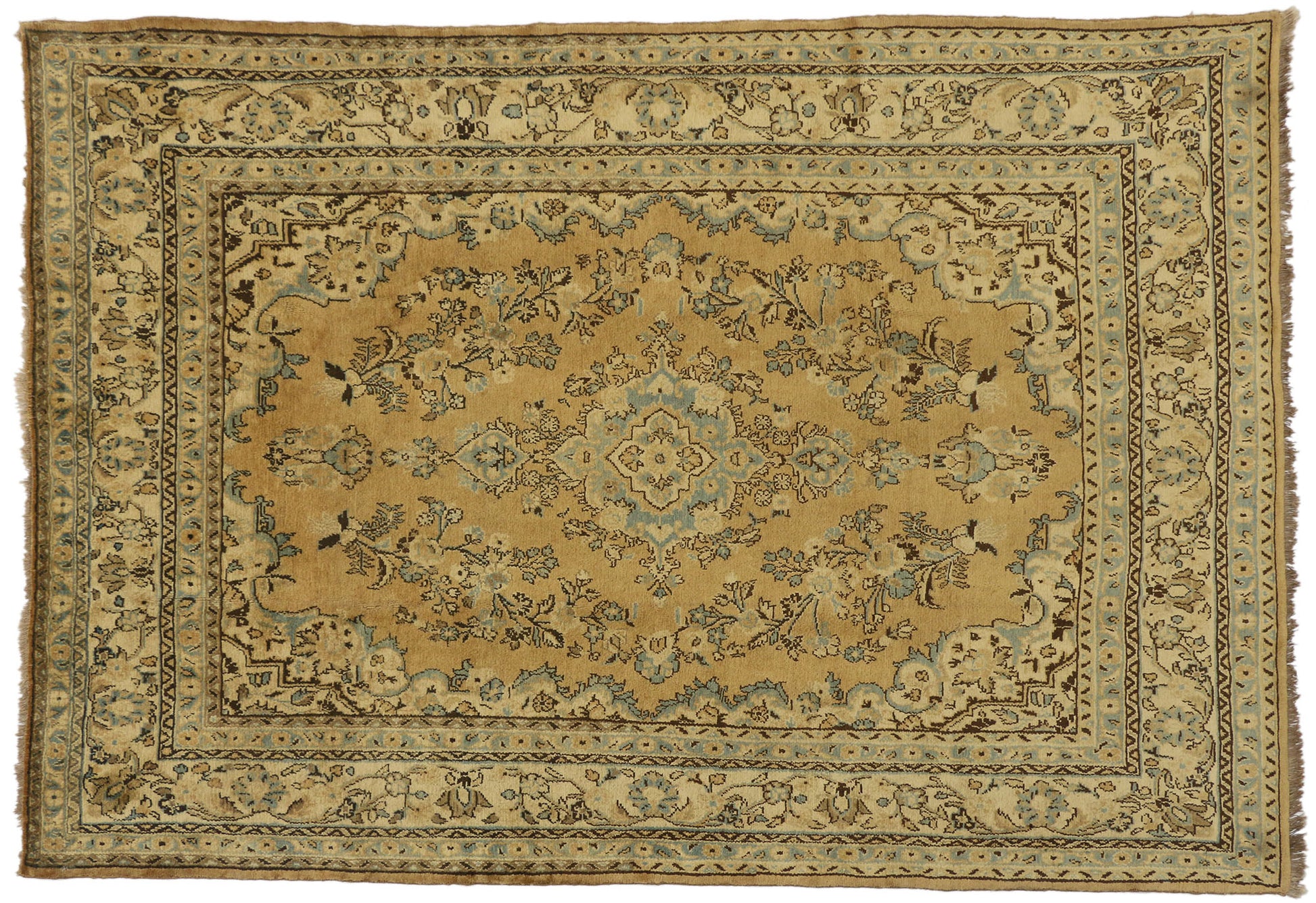 7 x 10 Vintage Persian Hamadan Rug 76087