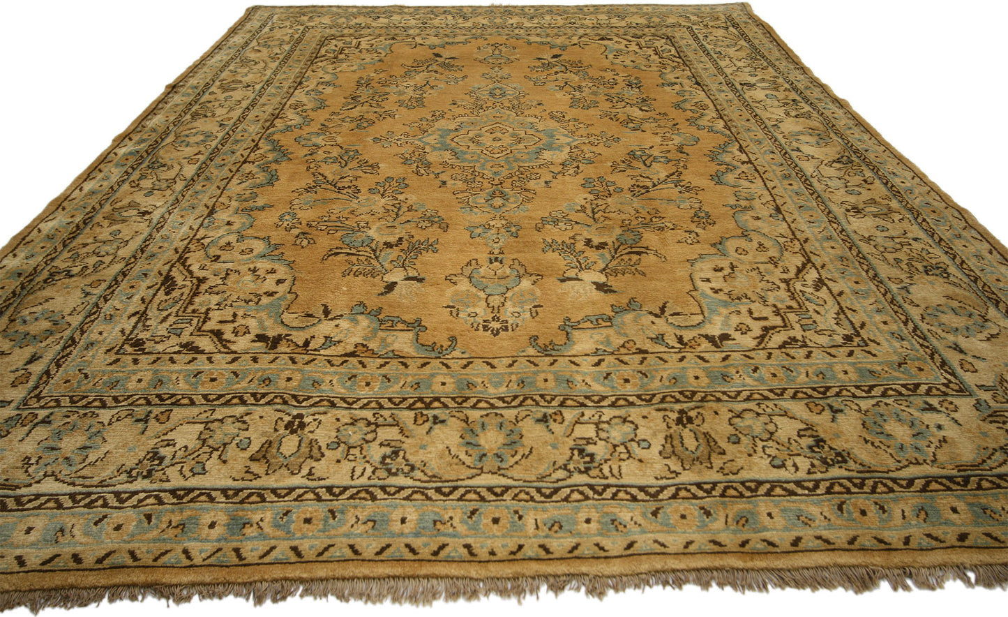 7 x 10 Vintage Persian Hamadan Rug 76087