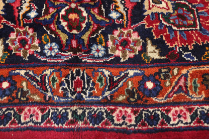 9 x 16 Vintage Persian Mashad Rug 76140