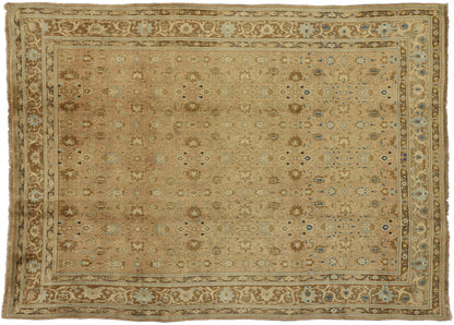 7 x 9 Vintage Persian Mashhad Rug 76144