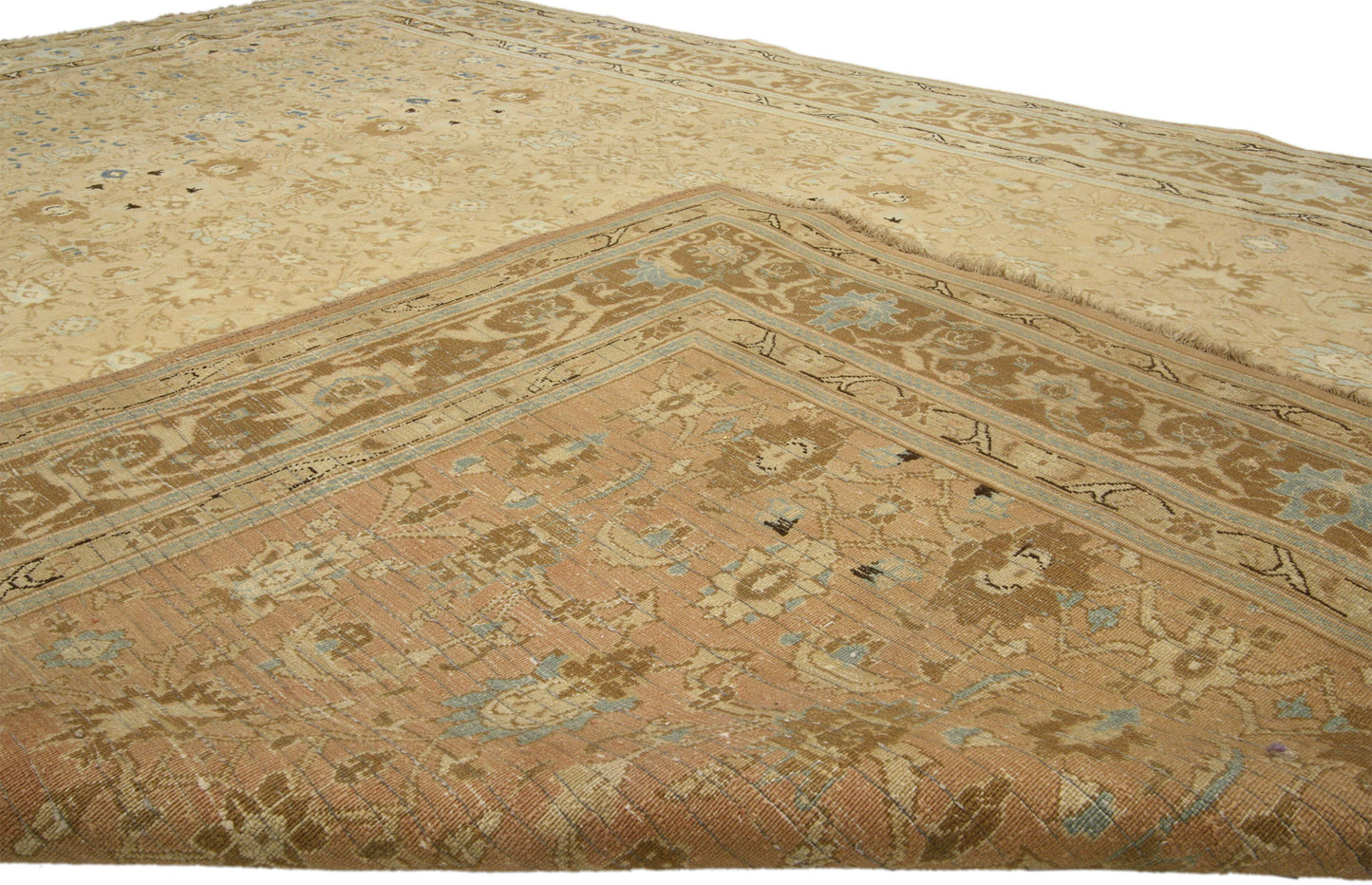 7 x 9 Vintage Persian Mashhad Rug 76144