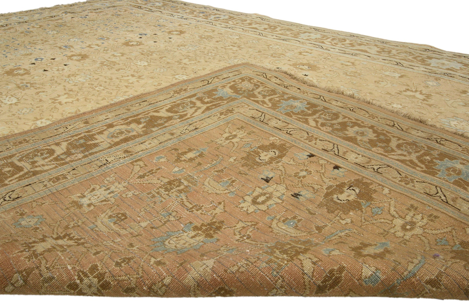 7 x 9 Vintage Persian Mashhad Rug 76144