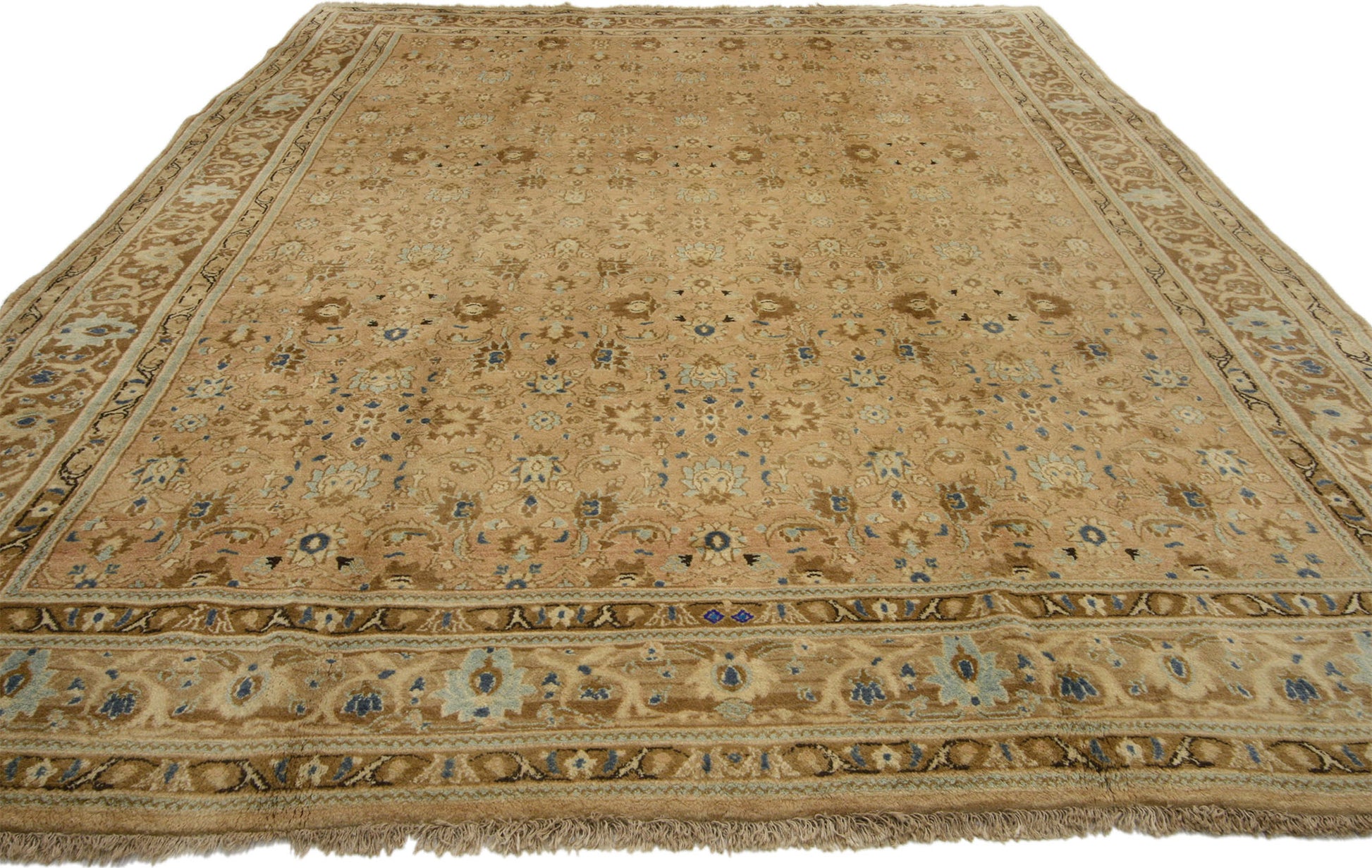 7 x 9 Vintage Persian Mashhad Rug 76144
