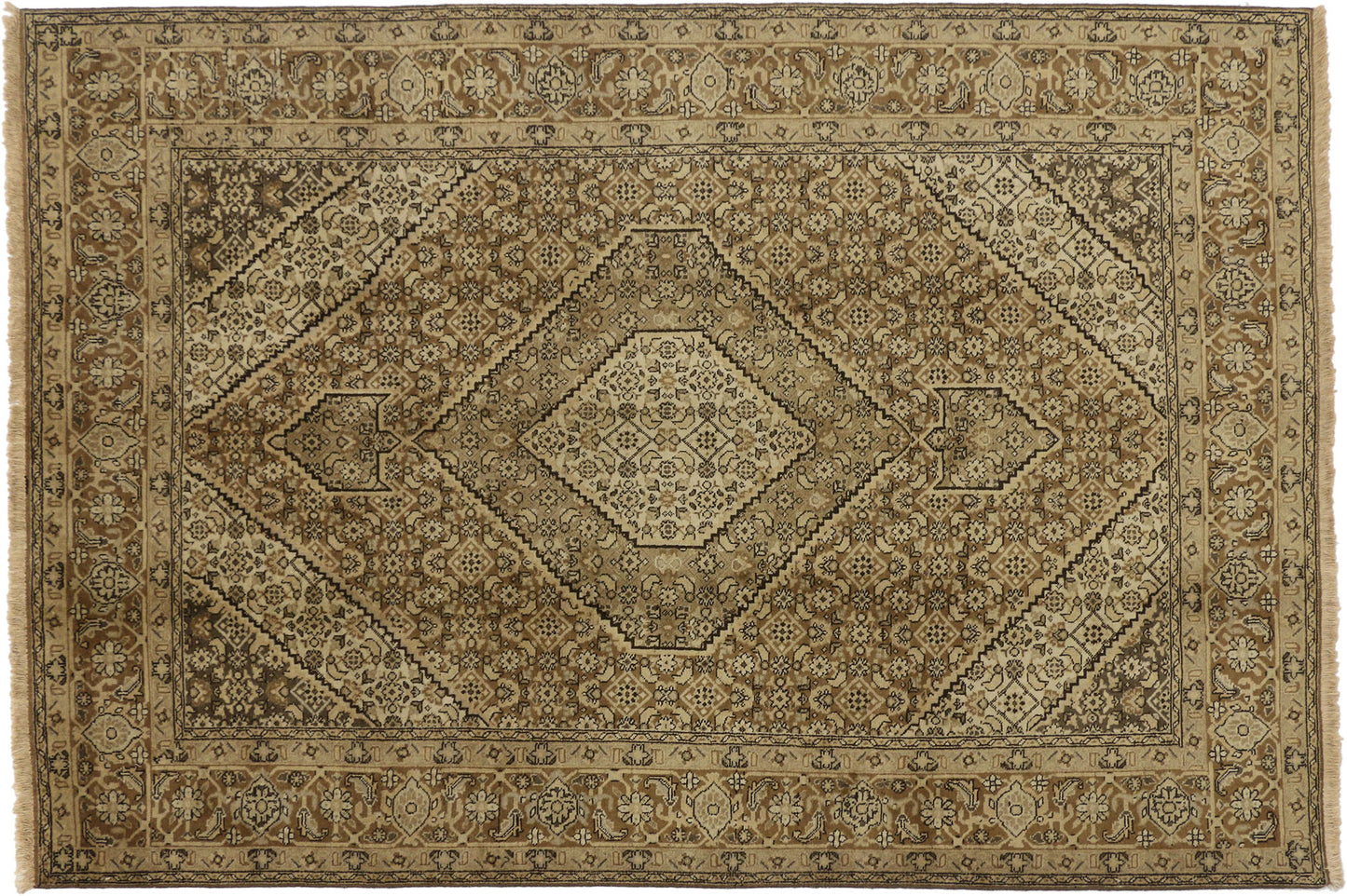 6 x 9 Vintage Azerbaijan Rug 76145