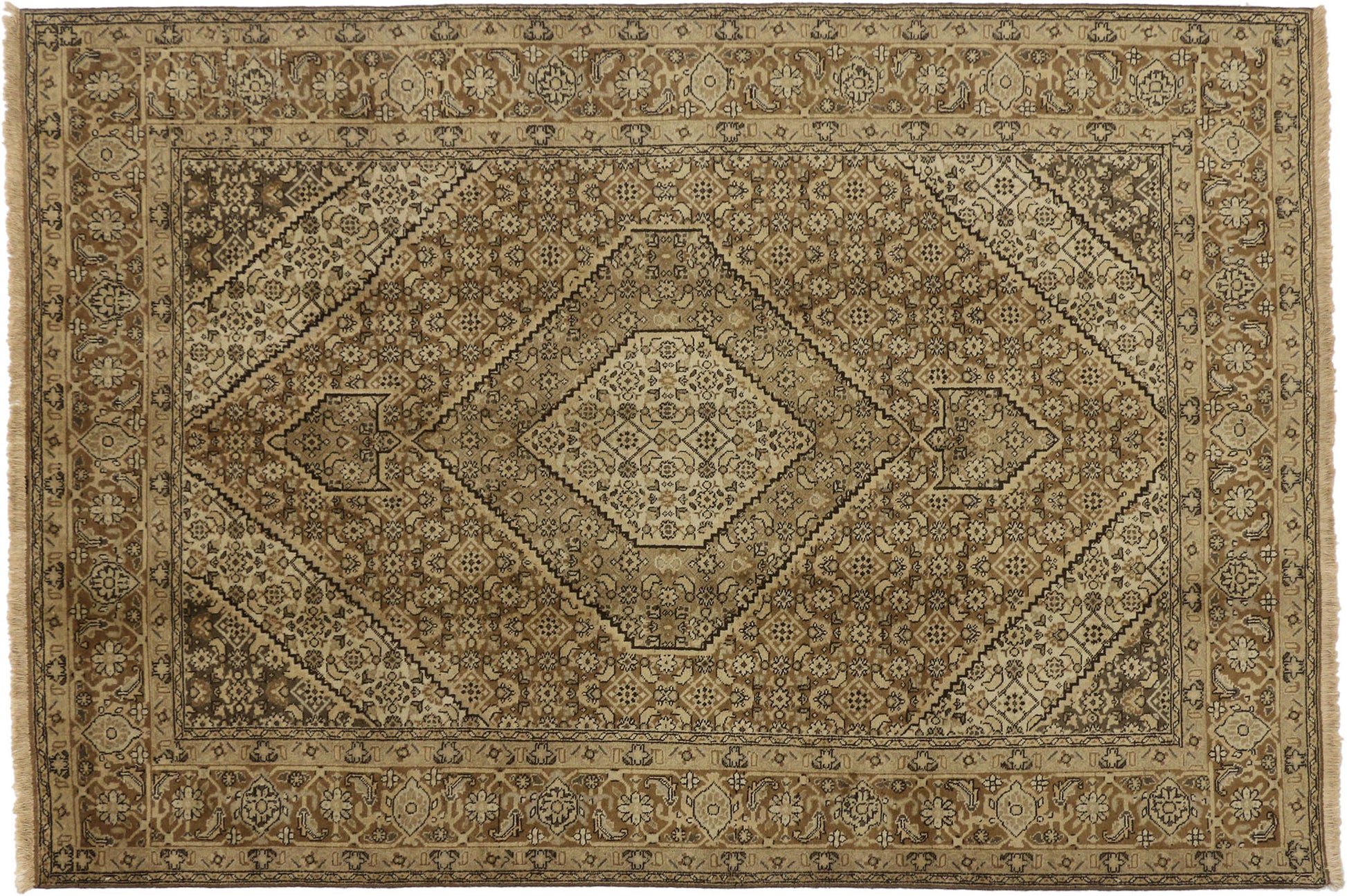 6 x 9 Vintage Azerbaijan Rug 76145
