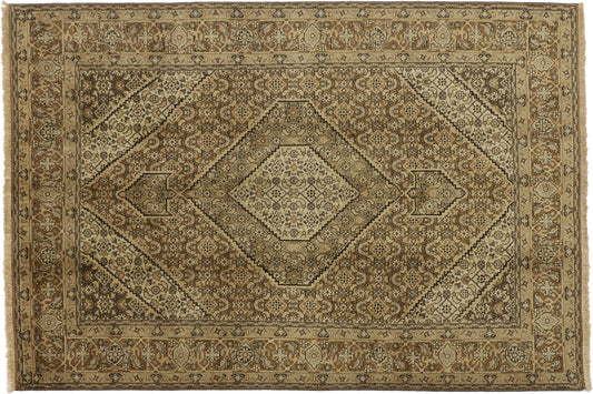 6 x 9 Vintage Azerbaijan Rug 76145