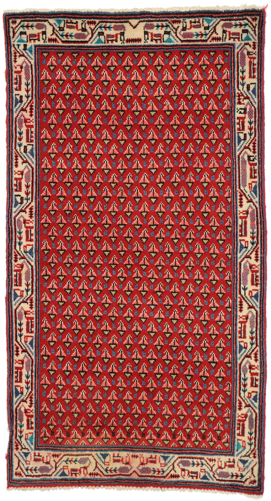 2 x 4 Vintage Persian Hamadan Rug 76151