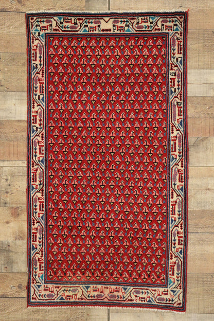 2 x 4 Vintage Persian Hamadan Rug 76151