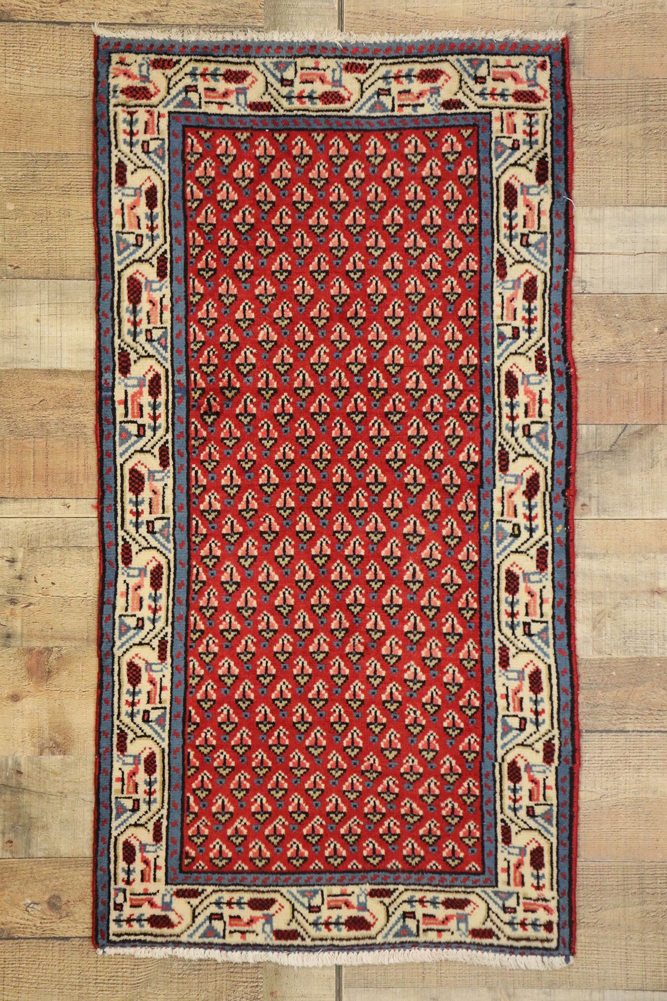 2 x 4 Vintage Hamadan Rug 76152