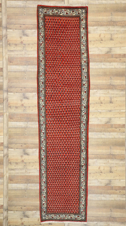3 x 14 Vintage Persian Hamadan Rug 76161