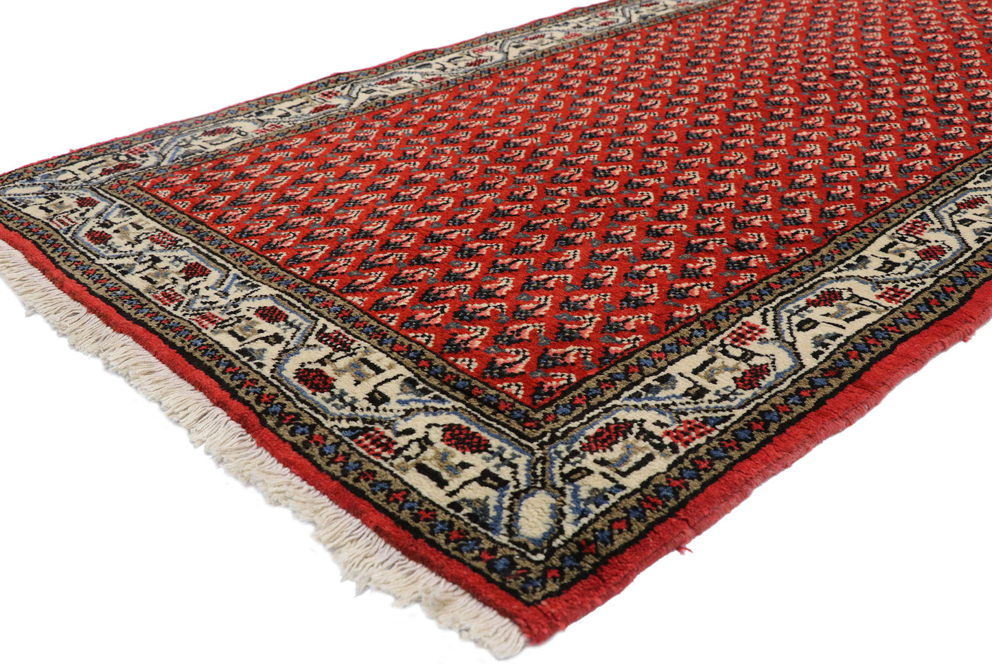 3 x 14 Vintage Persian Hamadan Rug 76161