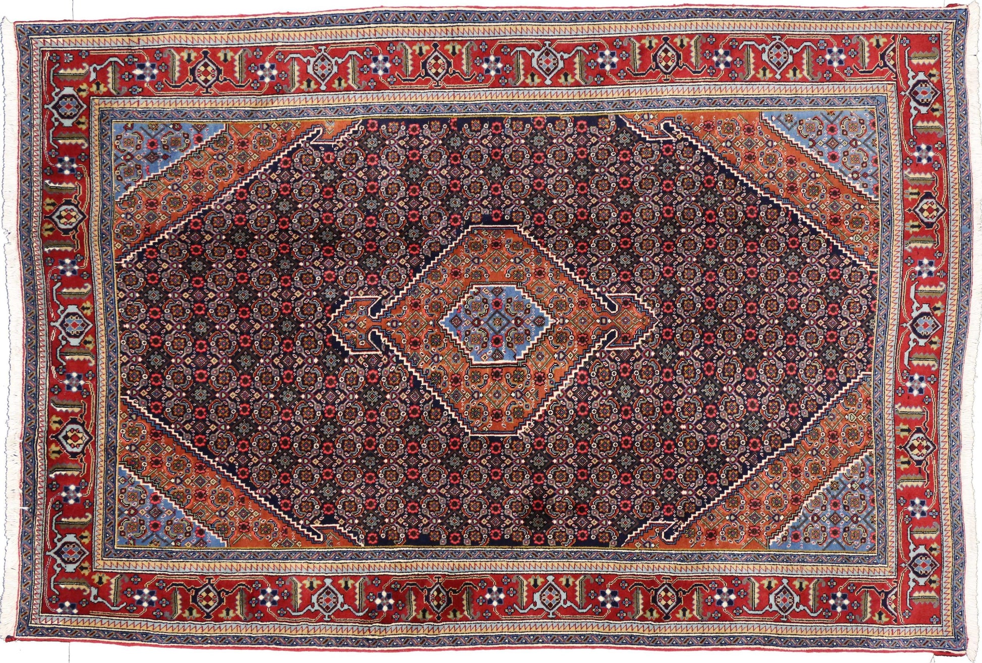 6 x 9 Vintage Persian Ardabil Rug 76168