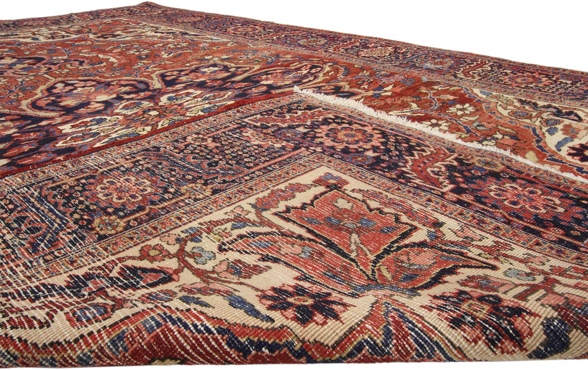 8 x 11 Vintage Persian Heriz Rug 76183