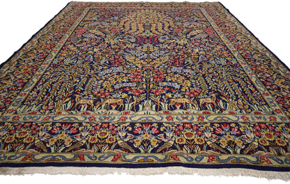 7 x 9 Vintage Persian Kerman Rug 76184