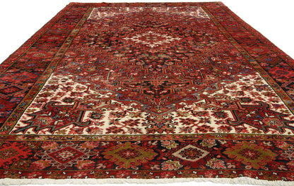 8 x 11 Vintage Persian Heriz Rug 76189