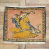 2 x 2 Vintage Persian Khamseh Pictorial Rug 76195