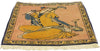 2 x 2 Vintage Persian Khamseh Pictorial Rug 76195