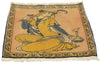 2 x 1 Vintage Persian Khamseh Pictorial Rug 76196
