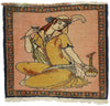 2 x 2 Vintage Persian Khamseh Pictorial Rug 76197