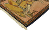 2 x 2 Vintage Persian Khamseh Pictorial Rug 76197
