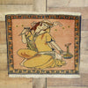 1 x 2 Vintage Persian Khamseh Pictorial Rug 76199