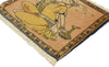 1 x 2 Vintage Persian Khamseh Pictorial Rug 76199