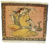 1 x 2 Vintage Persian Khamseh Pictorial Rug 76199