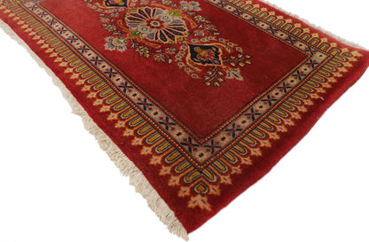 2 x 3 Vintage Persian Kashan Rug 76201
